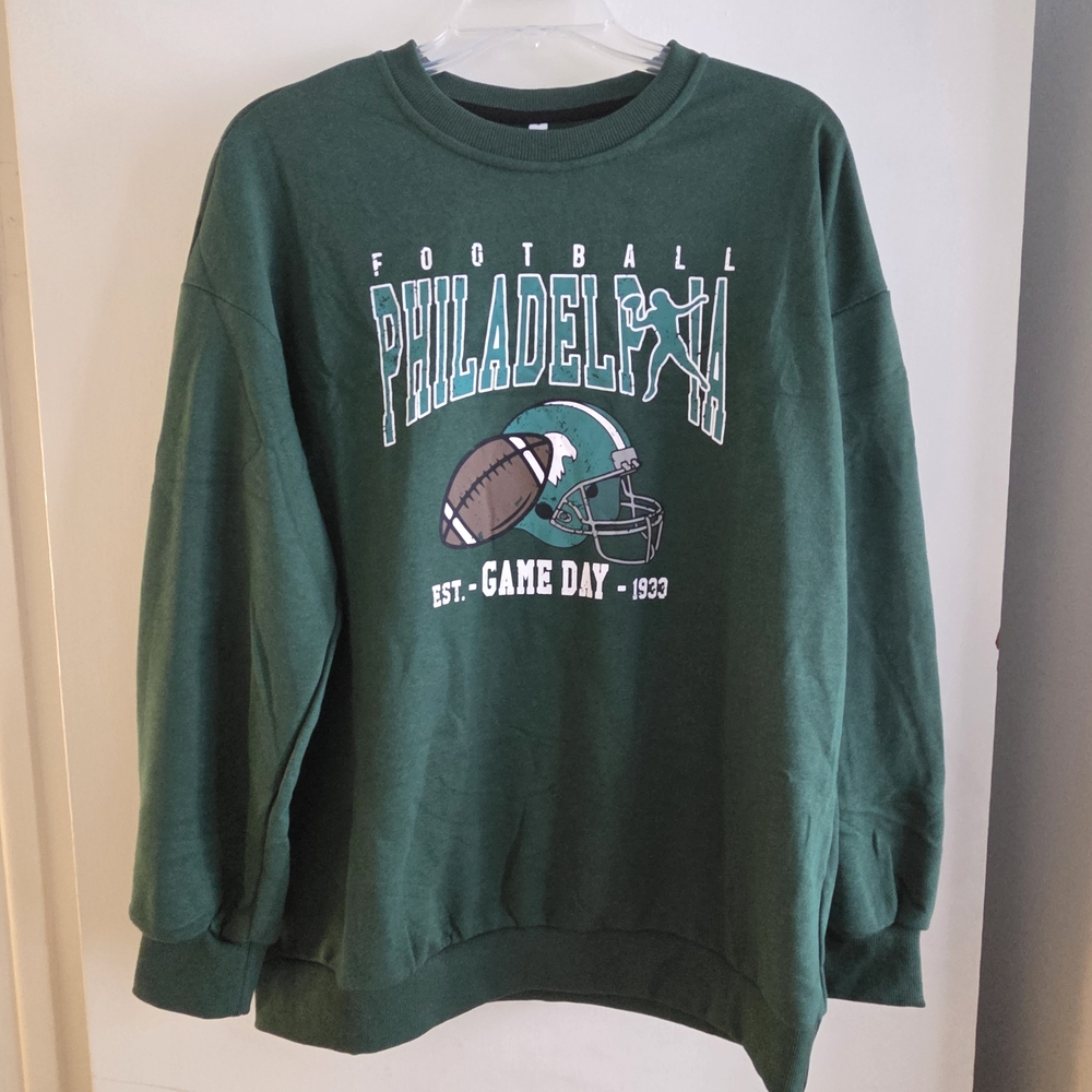 Green NFL Philadelphia Football Sweatshirt